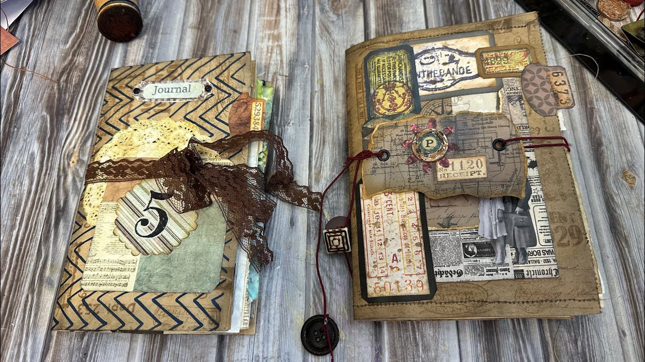 Easy Paper Bag Junk Journal: Two Types of Bags
