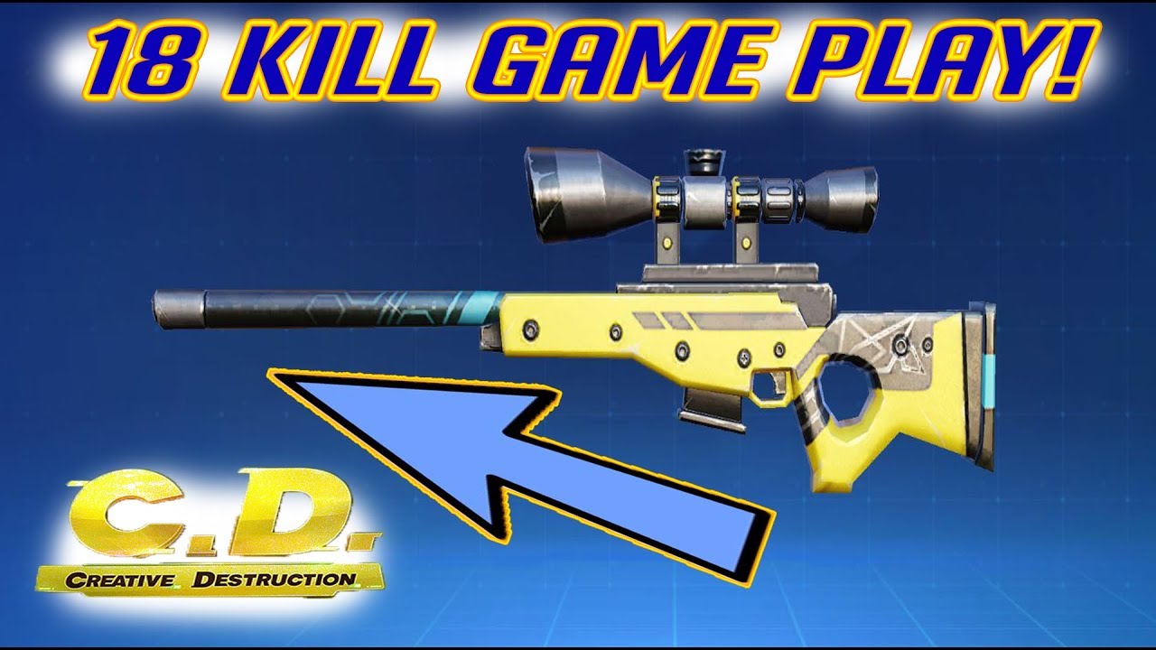 THE BEST SNIPER OF THE GAME!! 18 KILLS! (Creative Destruction)