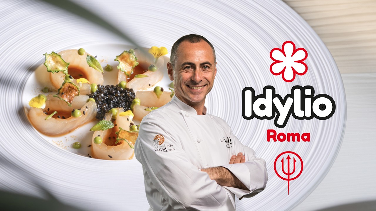 ⭐️ IDYLIO 1 Stella michelin - CI HANNO TOLTO IL SALE a pranzo in uno stellato di Roma