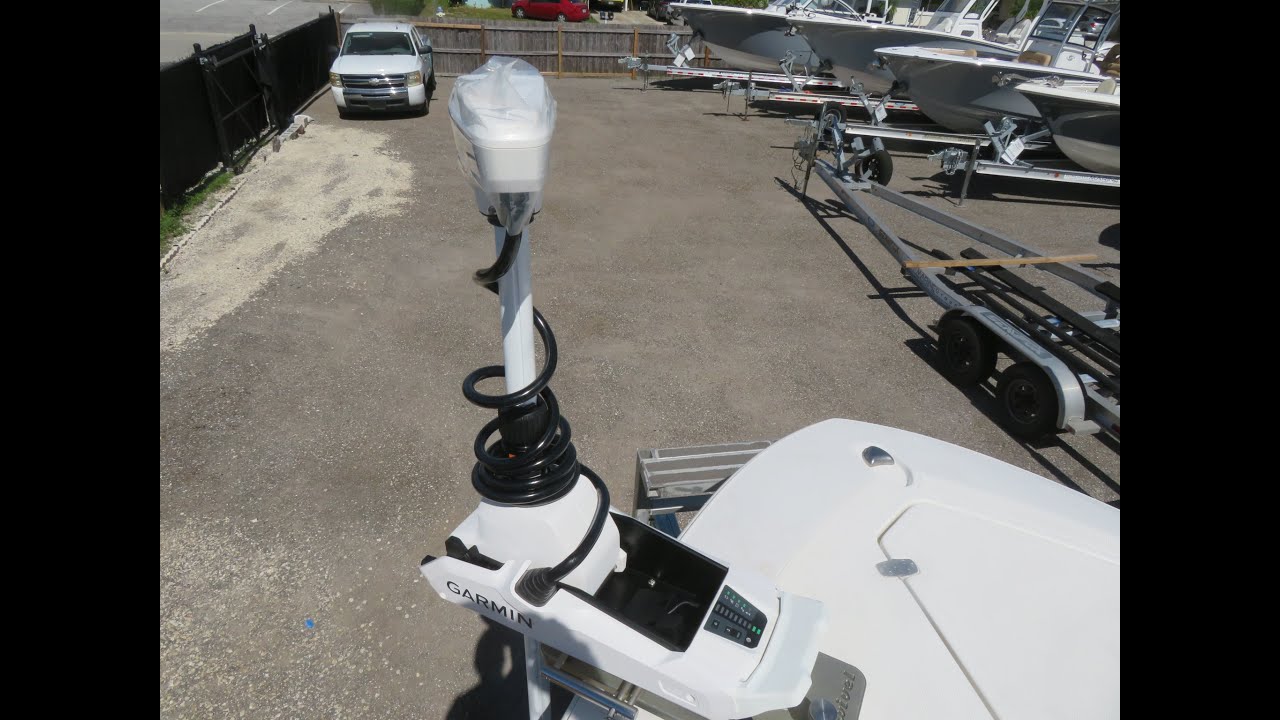 Garmin Kraken Trolling motor install on a Pursuit S288