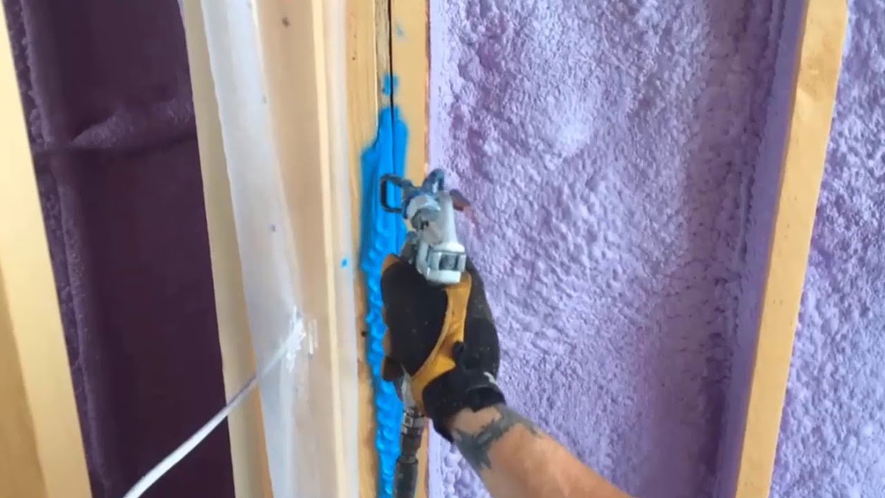 Game Changer! Air sealing with spray-on caulking