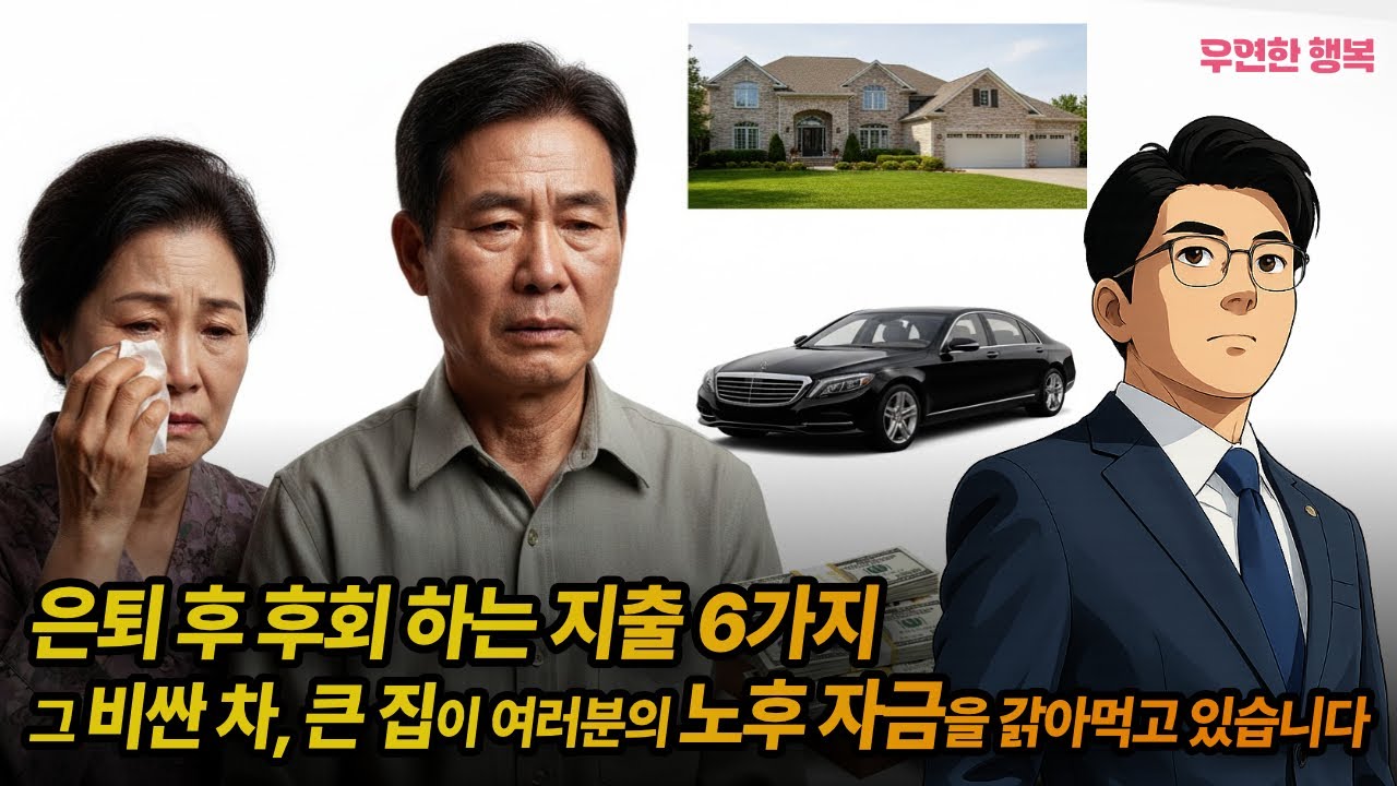 🚨 50대 60대 은퇴자 필독! | 그 '비싼 차', 그 '큰 집'이 여러분의 노후 자금을 갉아먹고 있습니다