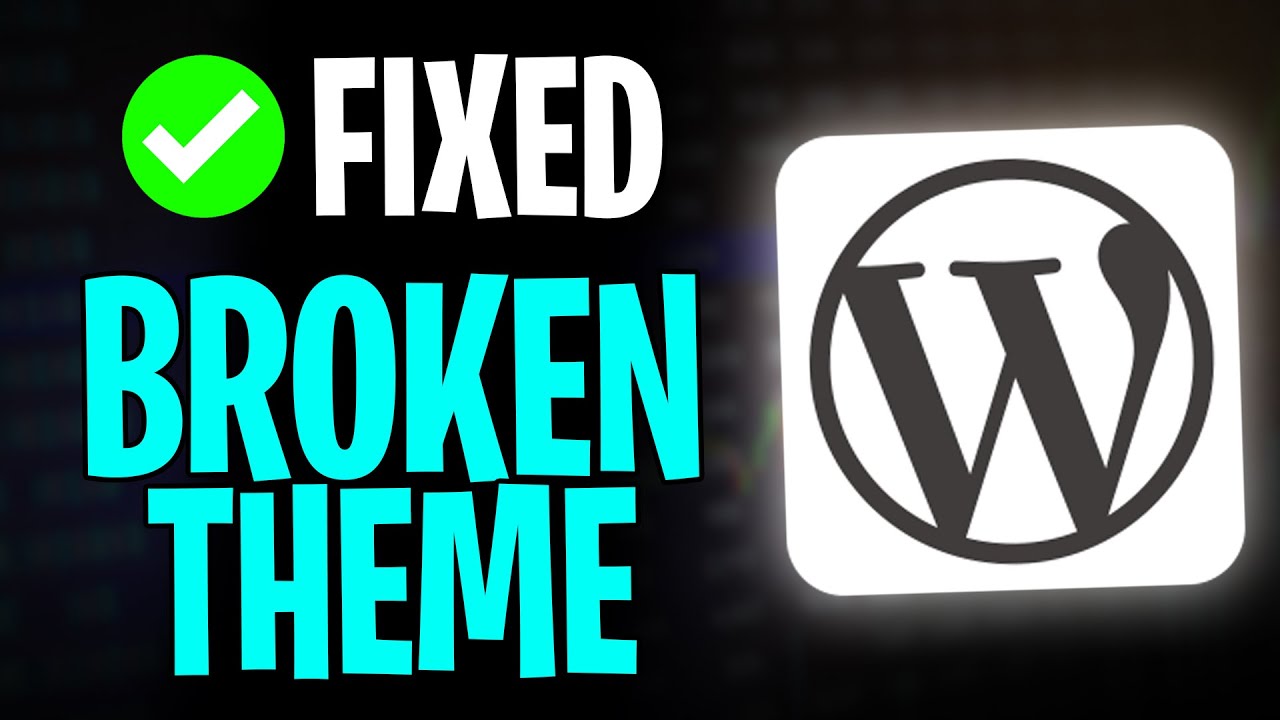 Как исправить неработающую тему в WordPress (2026)
