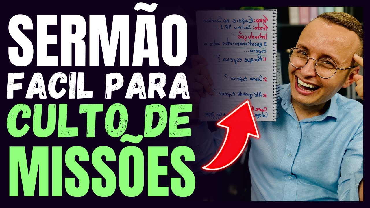 ESBOÇO DE PREGAÇÃO PARA CULTO DE MISSÕES | Thalles Villas