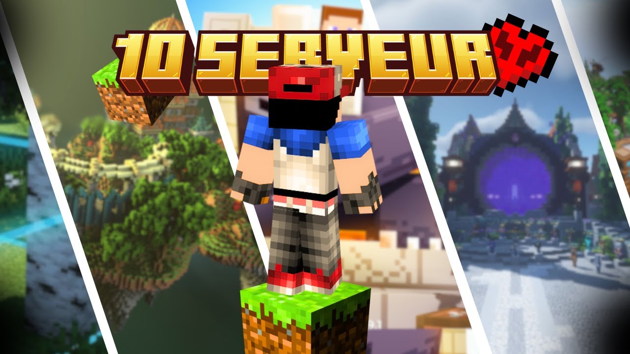 Top 10 des MEILLEURS serveurs Minecraft en 2025 !!!