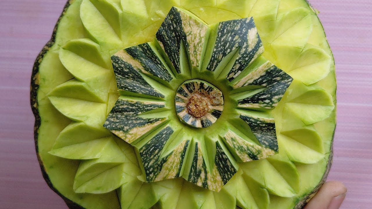 Next-Level Fruit Cutting Pumpkin 🎃 Carving #trending #fruitcutting #viralvideo #pumpkin 💯🎃
