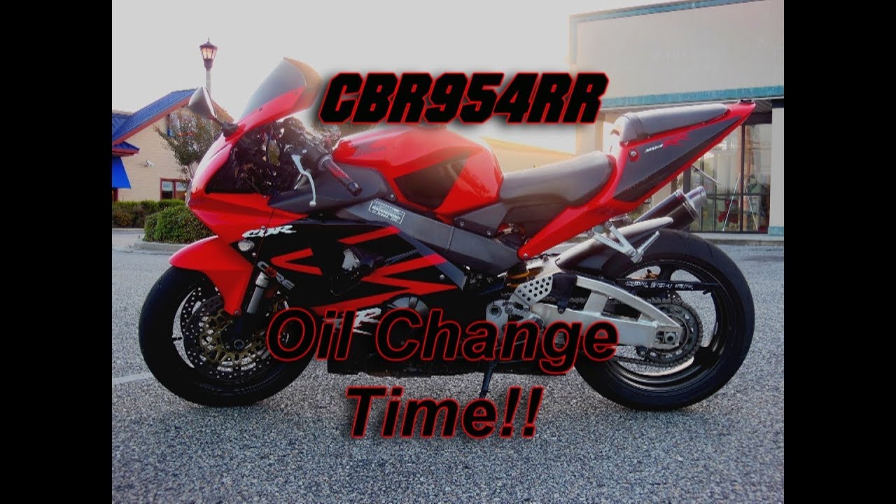CBR954RR Oil Change | Doin' Stuff