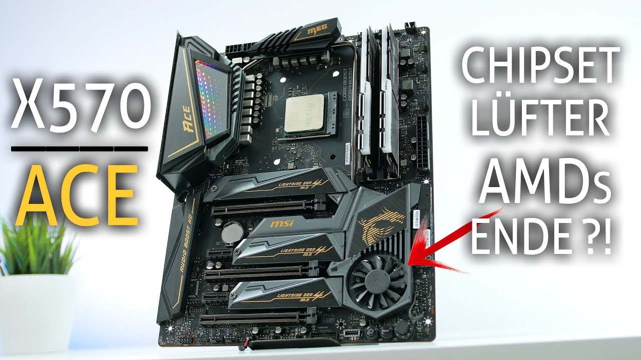 AMD X570 Chipsatz Lüfter zu LAUT?! MSI X570 ACE Test