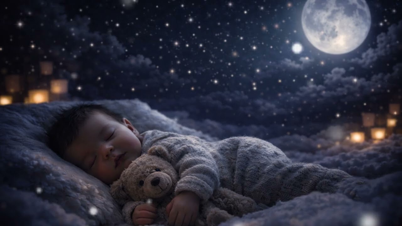 Baby Sleep Music 🎶 Mozart Brahms Lullaby 🌙 Deep Rest in 3 Minutes ♥