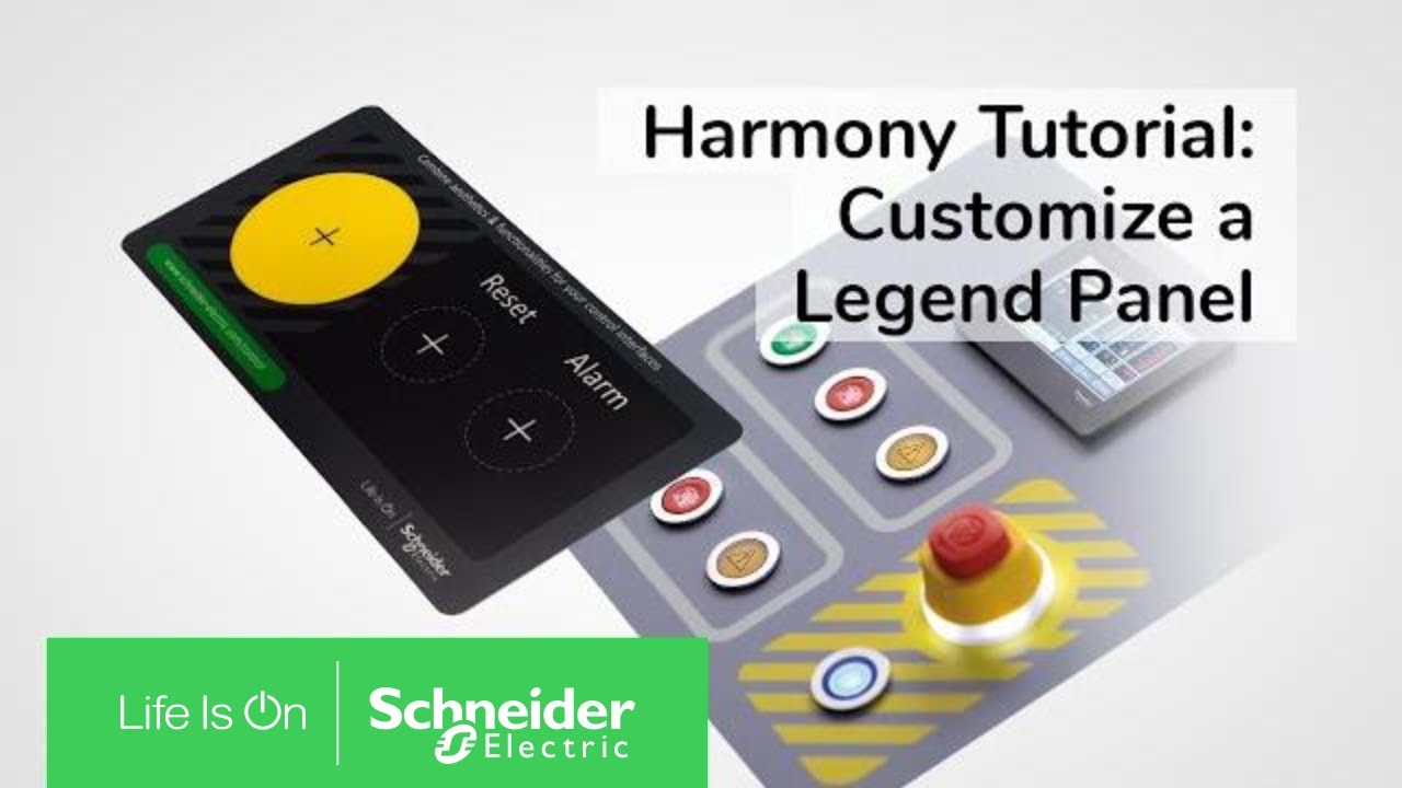 Customize a Legend Panel with Harmony Customization Tool | Schneider Electric Support