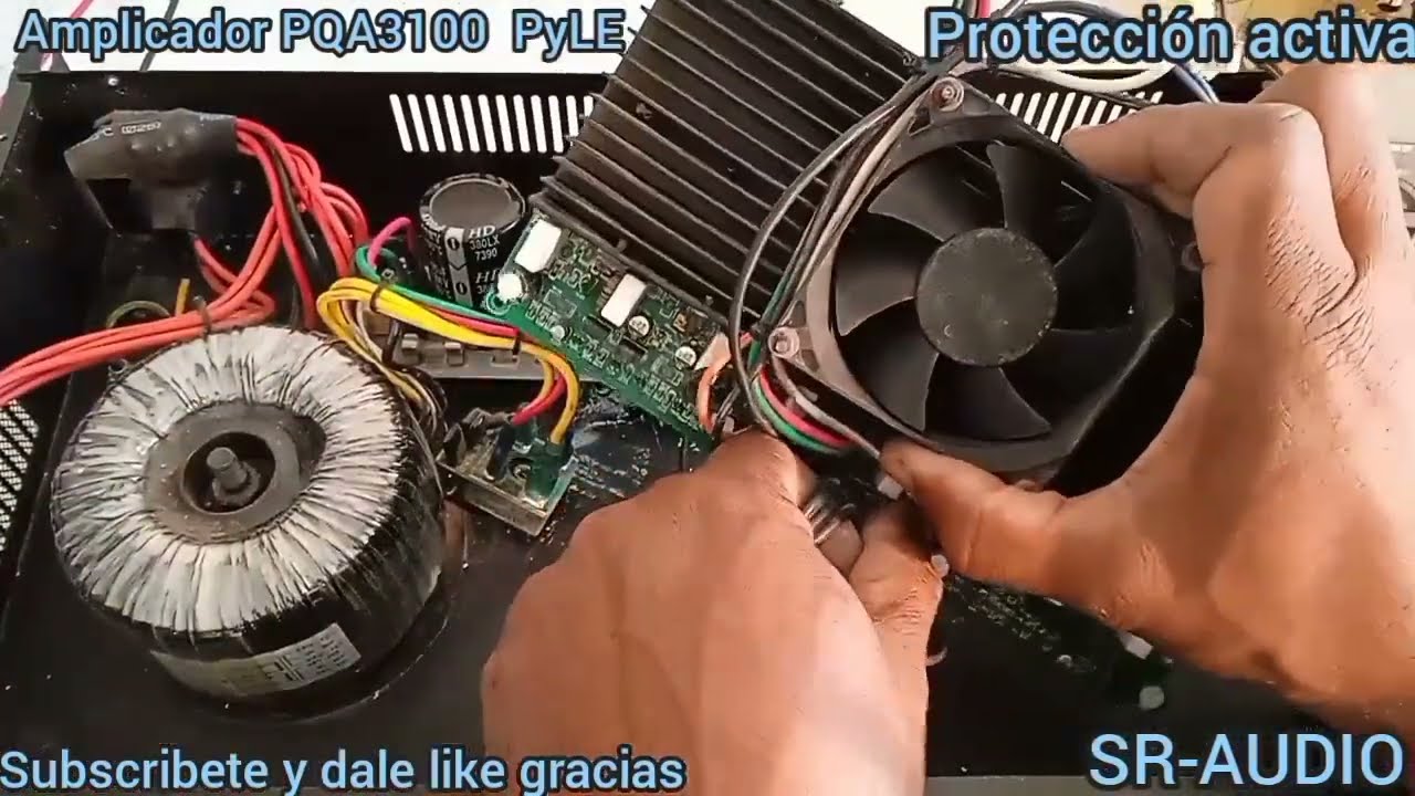 diagnóstico y solución en POWER AMPLIFIER PQA3100 PYLE en protección.
