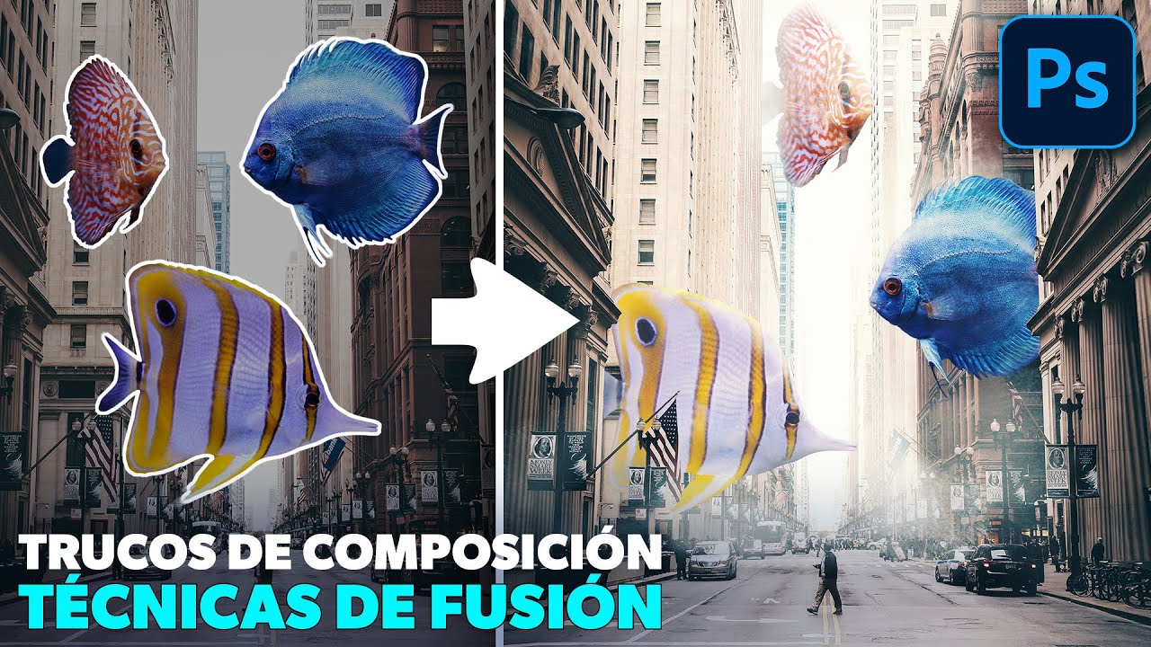 TRUCOS DE COMPOSICIÓN| Fusionar e integrar imágenes con Photoshop