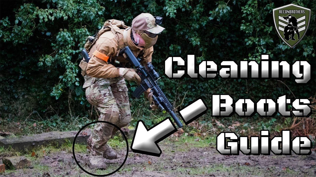 How to Clean Tactical or Hiking Boots for Military & Airsoft
