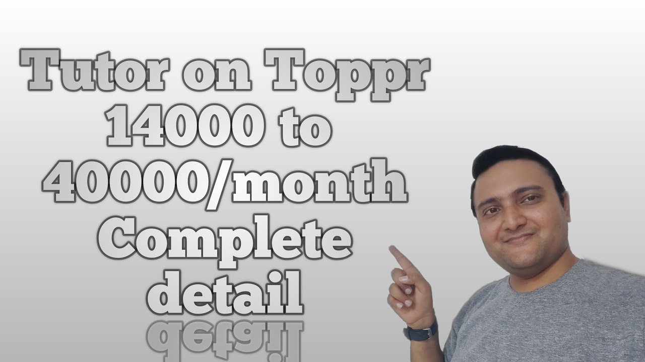 Teacher on Toppr II toppr.com II How to become online tutor on toppr.com👨&zwj;🏫