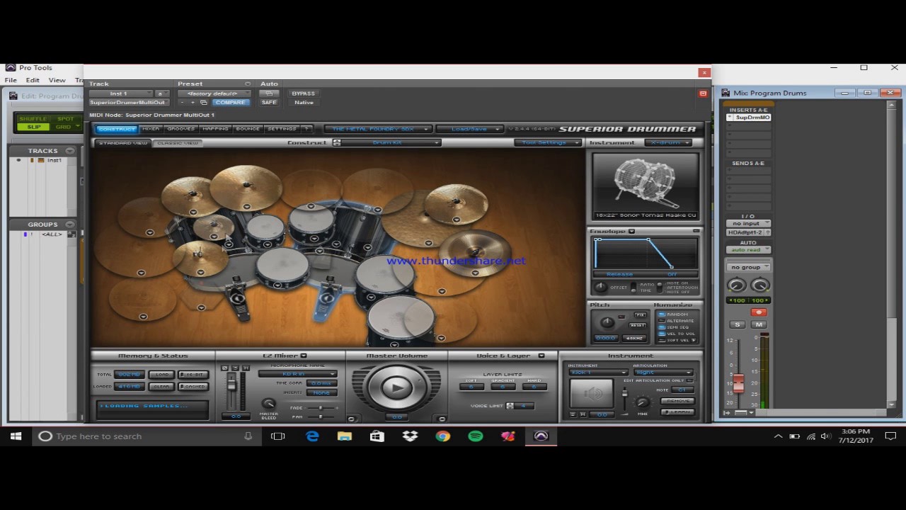 How To Record Electric Drums as MIDI in Pro Tools 12