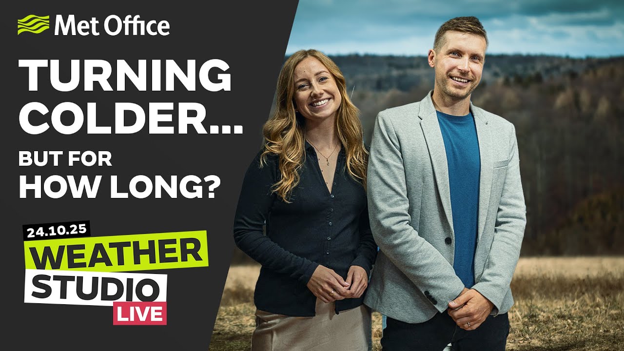 24.10.2025 &mdash; Становится холоднее&hellip; но надолго ли? &mdash; Прогноз погоды от Weather Studio Live Met Offi...