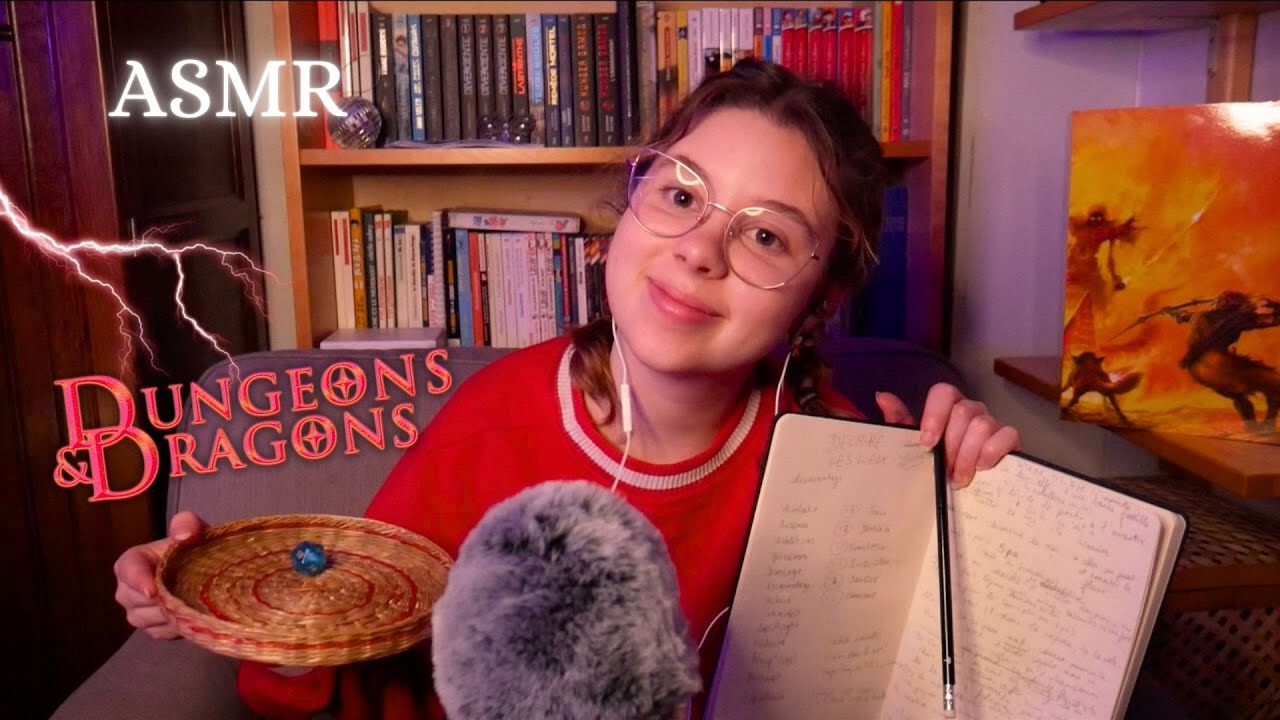 ASMR Roleplay D&D 🎲 🧚‍♂️ (On fait un ptit jeu de rôle)