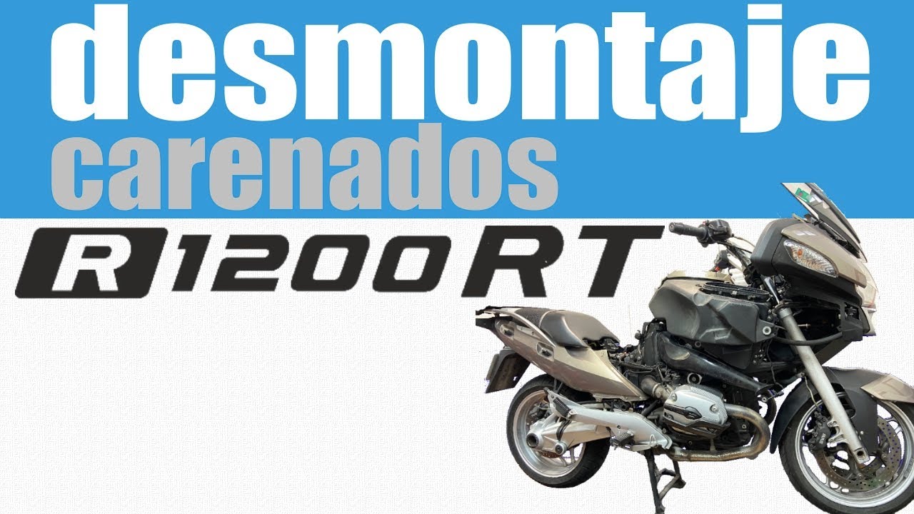 Carenados desmontaje y montaje BMW R 1200 RT