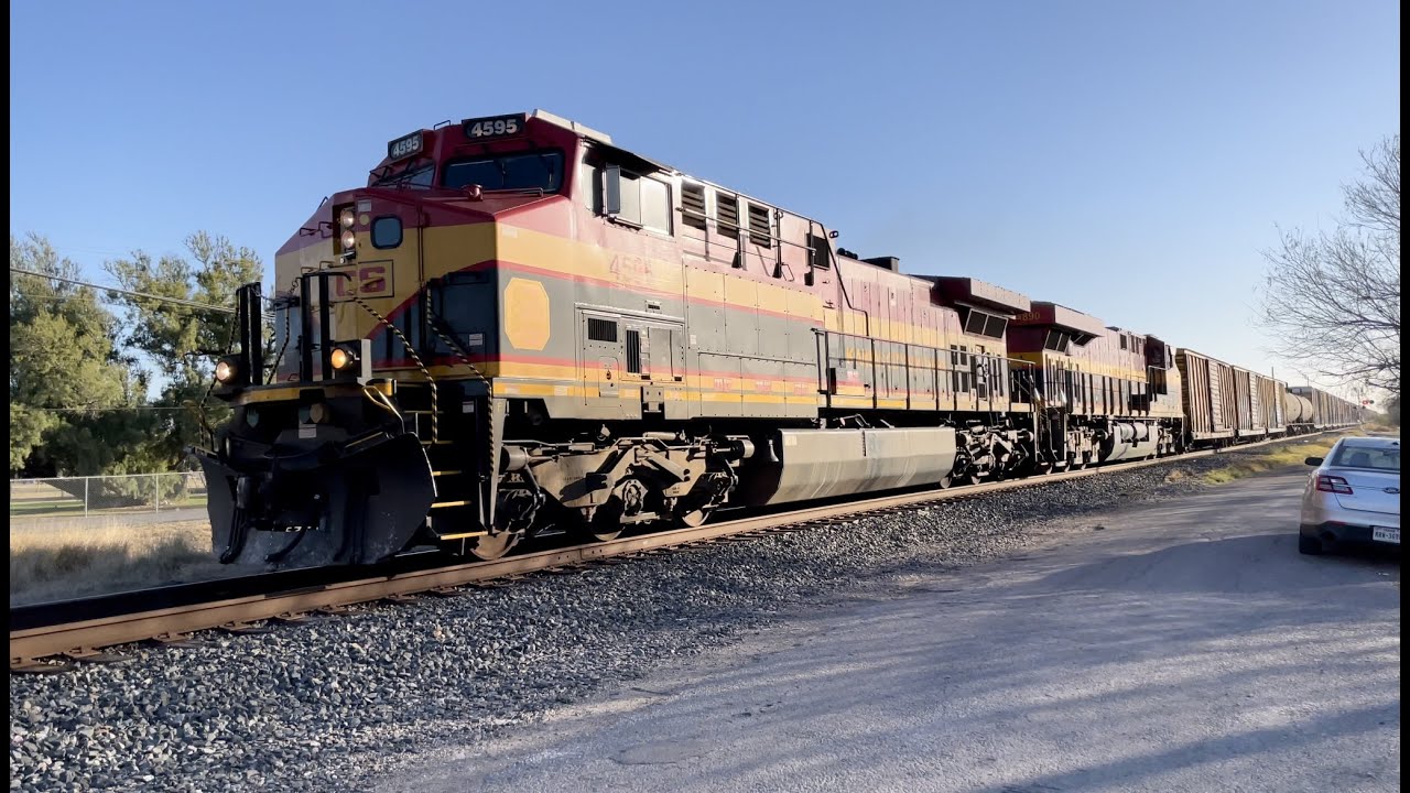 KCS 4595 AC44CW w/ Sweet K5LA and Rear DPU leads manifest