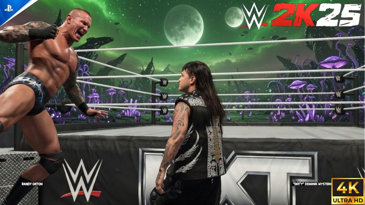 Randy Orton Vs Dominic Mysterio Extreme Rules Match WWE 2K25 PC Gameplay