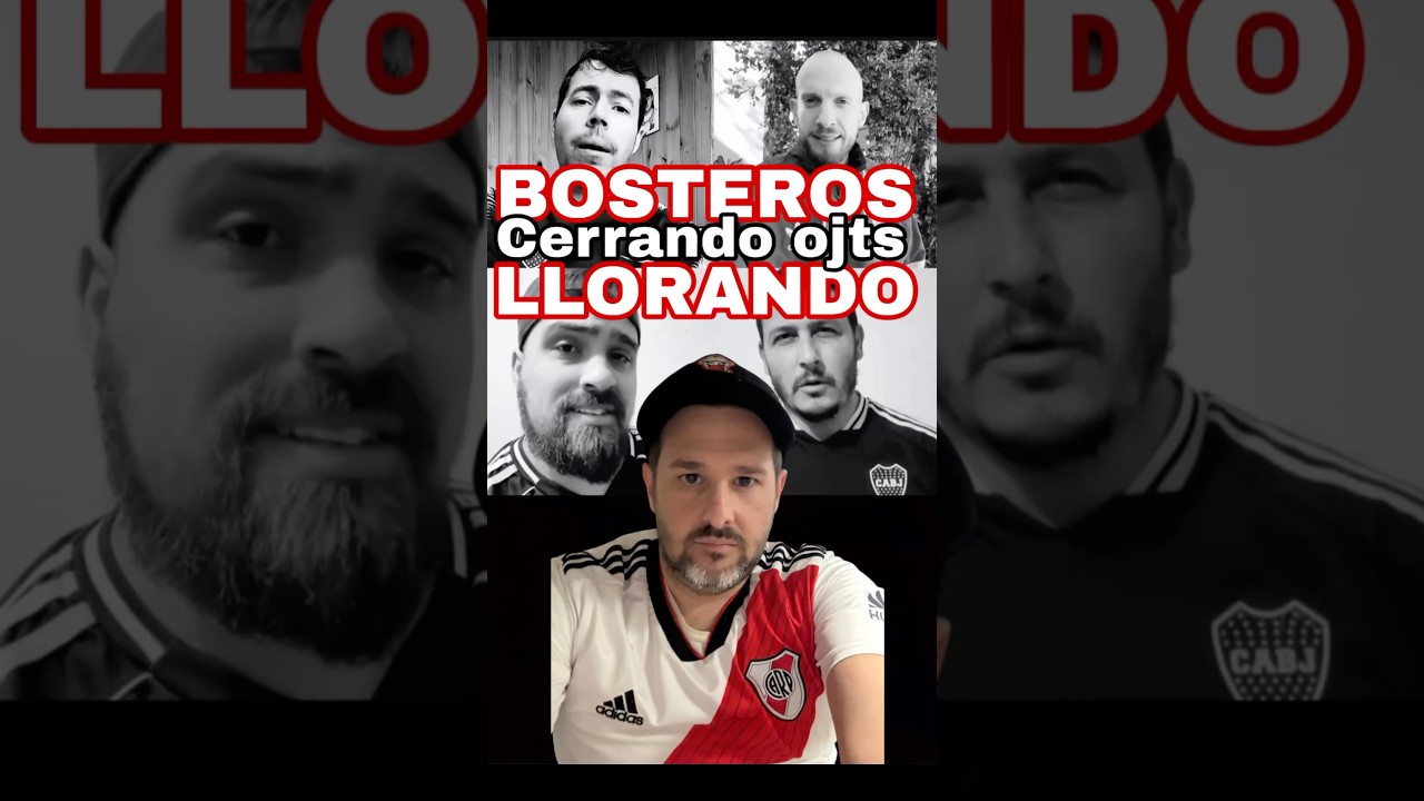 Miren a los bosteros llorando. Es hermoso. #River #riverplate #boca #bocajuniors #HUMOR #futbol