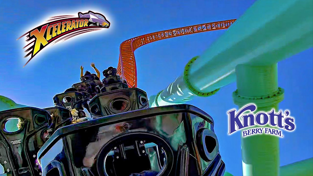 2025 Xcelerator Roller Coaster On Ride Back Seat POV Knott's Berry Farm