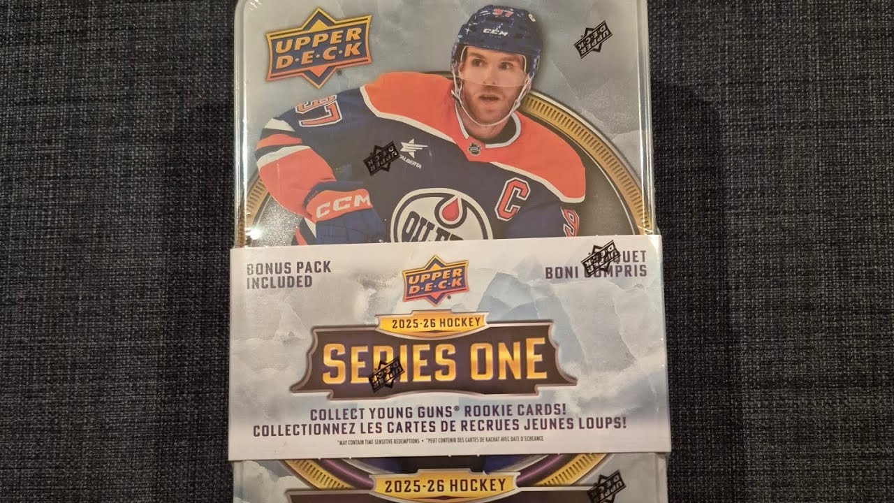 2025-26 Upper Deck Series One Hockey Tin : Chasing Ivan Demidov With Other Hits