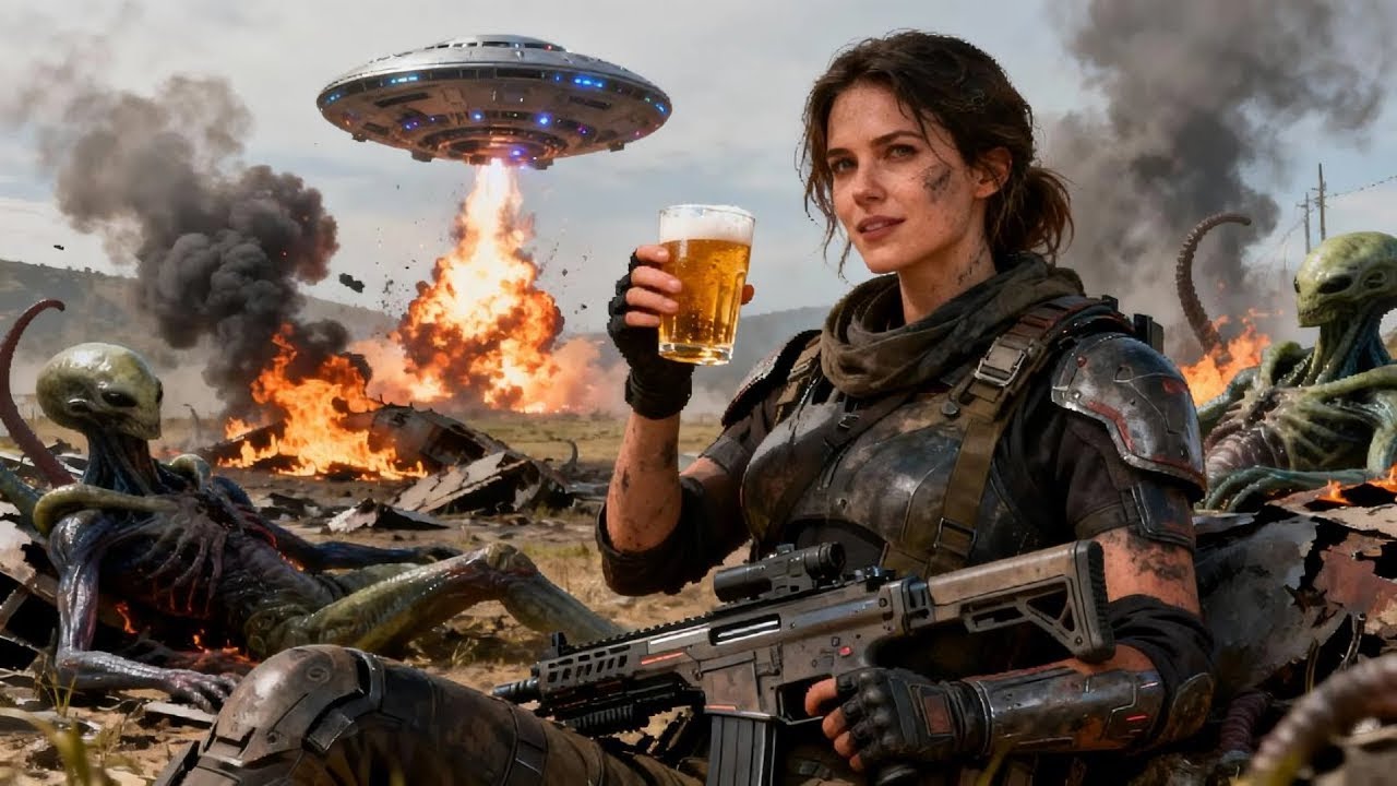 HALT MAL MEIN BIER, SAGTE SIE — DANN VERLOR DER ALIEN-KOMMANDANT SEINEN KOPF