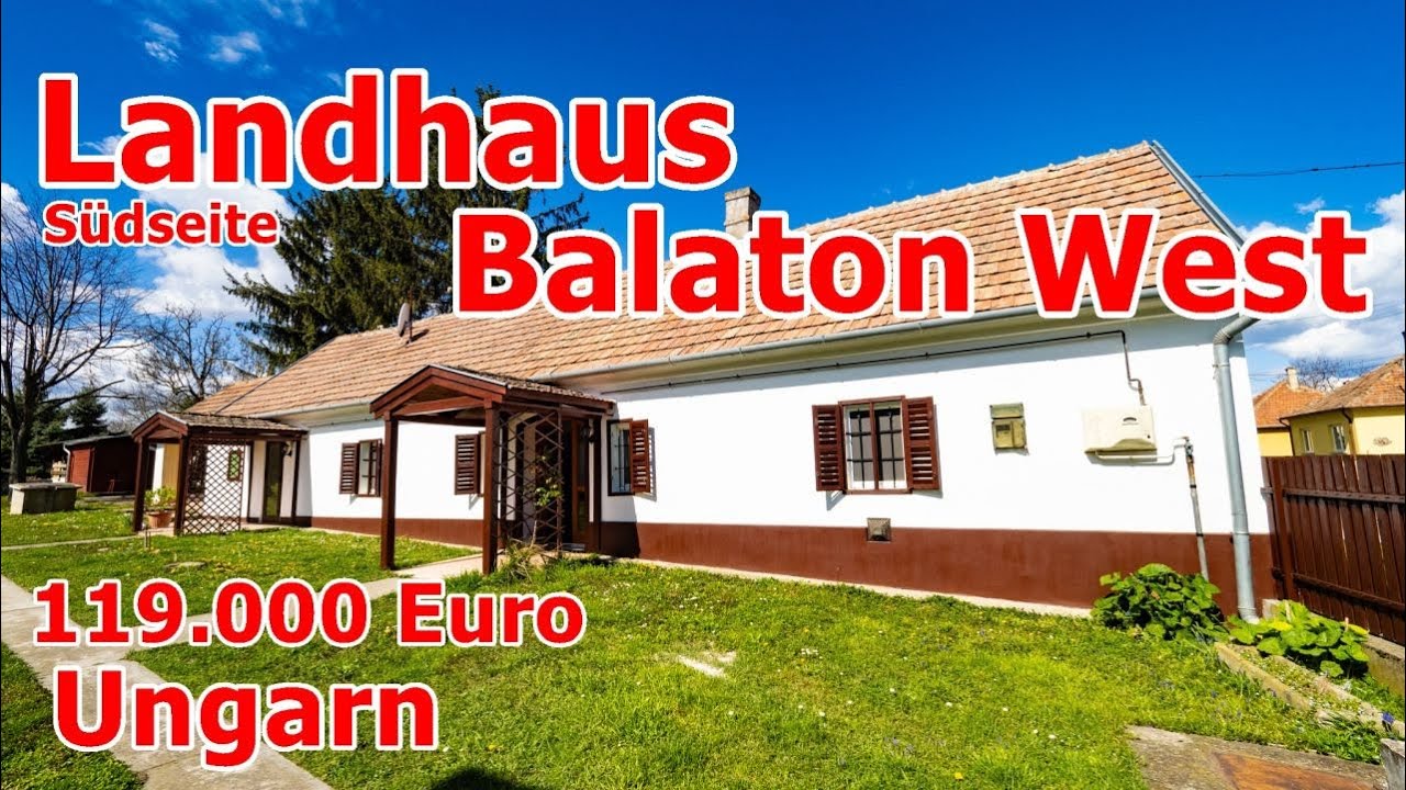 LANDHAUS UNGARN BALATON WEST SÜDSEITE