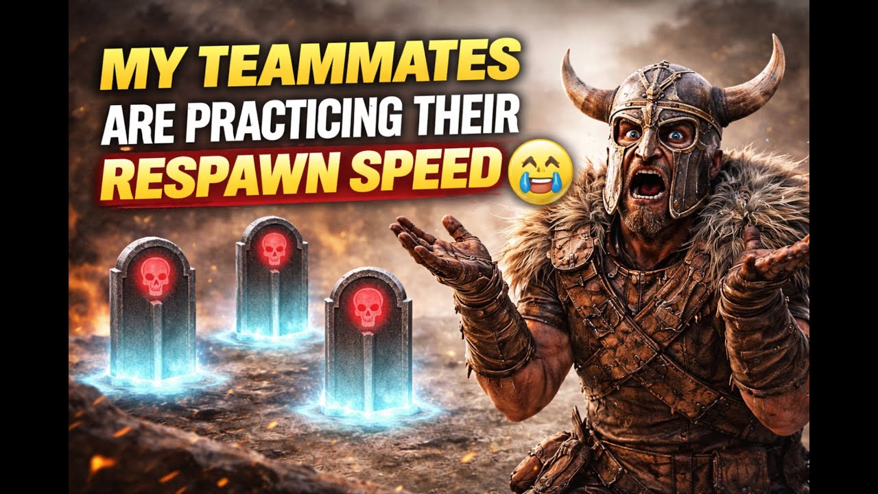 My Teammates Are Practicing Their Respawn Speed 😭