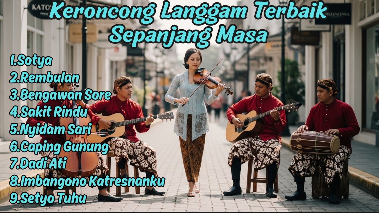 Tembang Jawa Keroncong Terbaik | Langgam Nostalgia Penuh Rasa