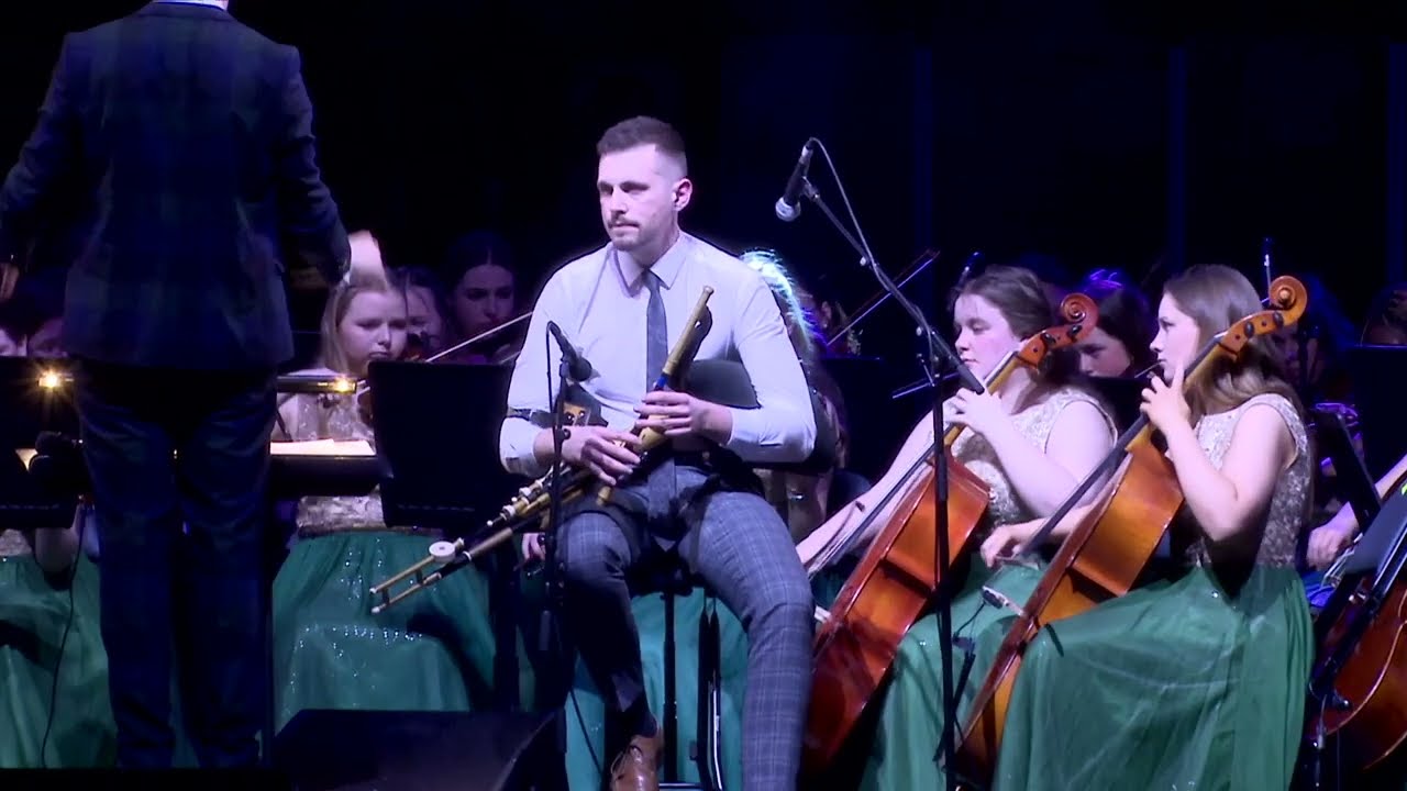 Newfoundland, Brendan Voyage. Davey. Featuring Conal Duffy, Uilleann Pipes. Belfast Peace Proms 2023
