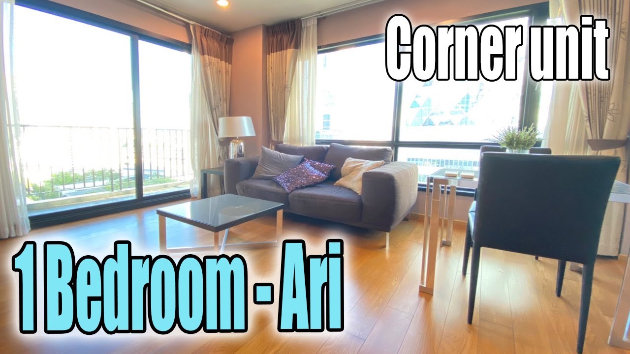 Modern one bed corner unit in Ari, Bangkok