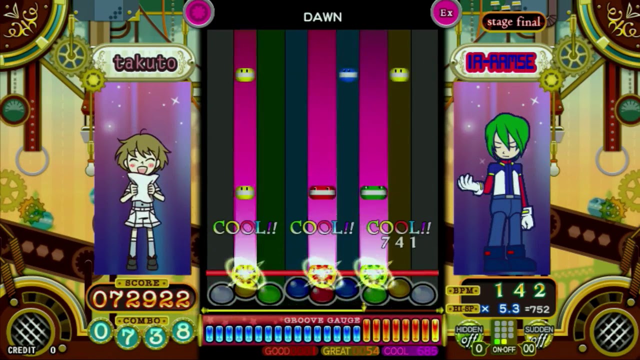 【ポップンミュージック】 SFポップ/DAWN(EX)