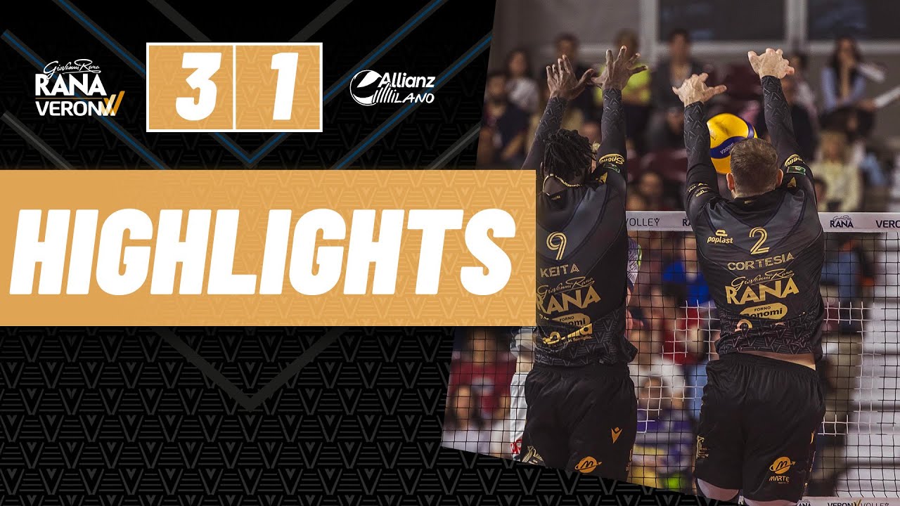 HIGHLIGHTS | Rana Verona-Allianz Milano - Play Off 5° Posto