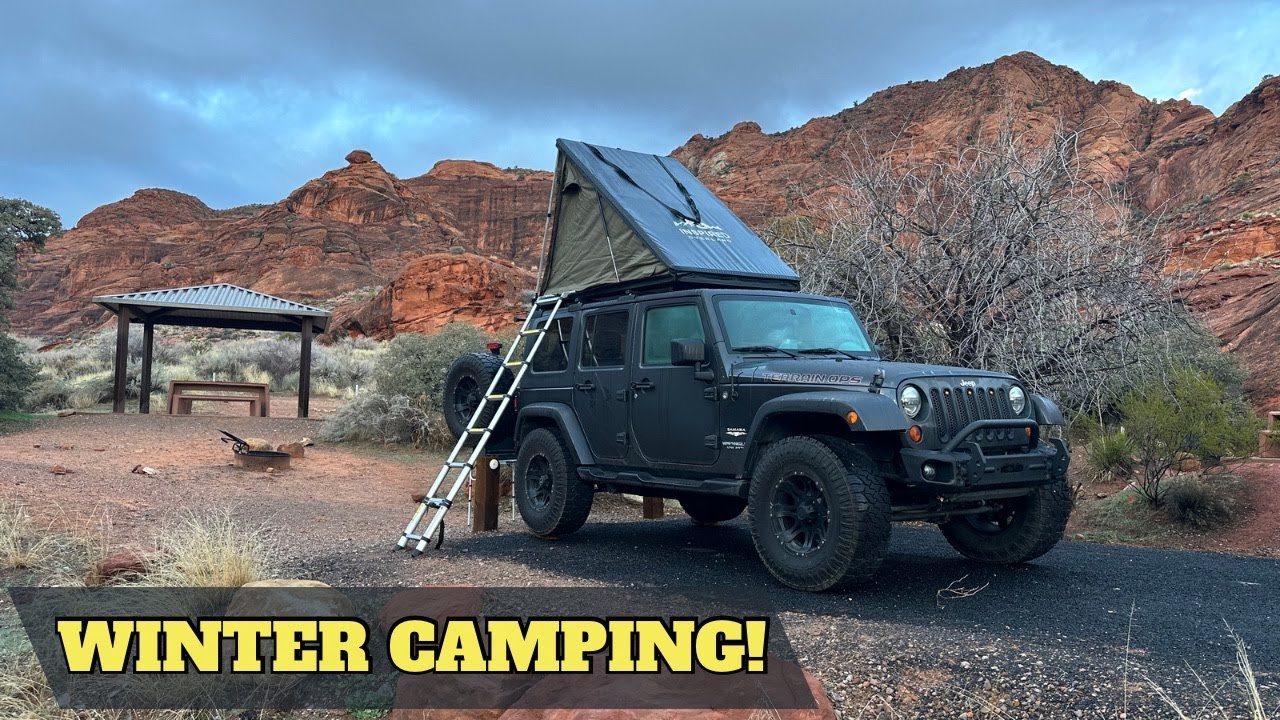 Inspired Overland Roof Top Tent | *Winter Desert Camping*