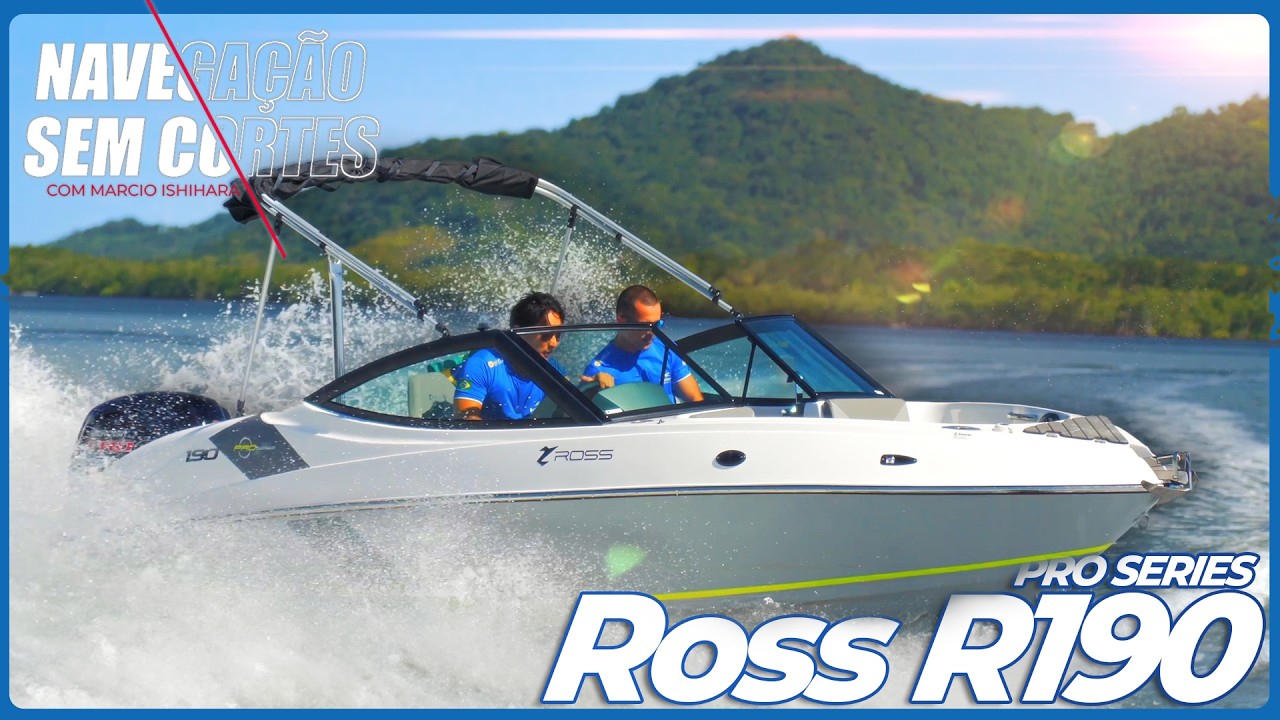 ROSS MARINER R190 PRO SERIES - NAVEGANDO EM BERTIOGA E TESTANDO A LANCHA AO EXTREMO!