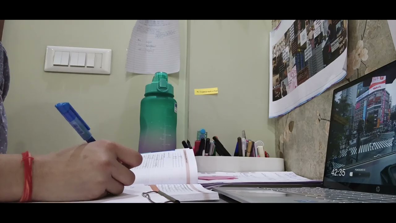 STUDY WITH ME 📚 50 MINUTES | bg noises BOARDS