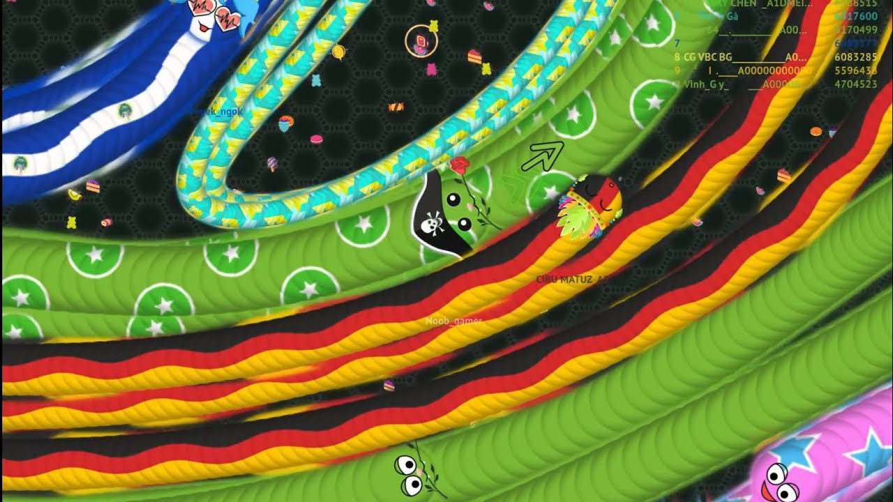 wormate.io🐛8.9million score‼️|i ate many worms!