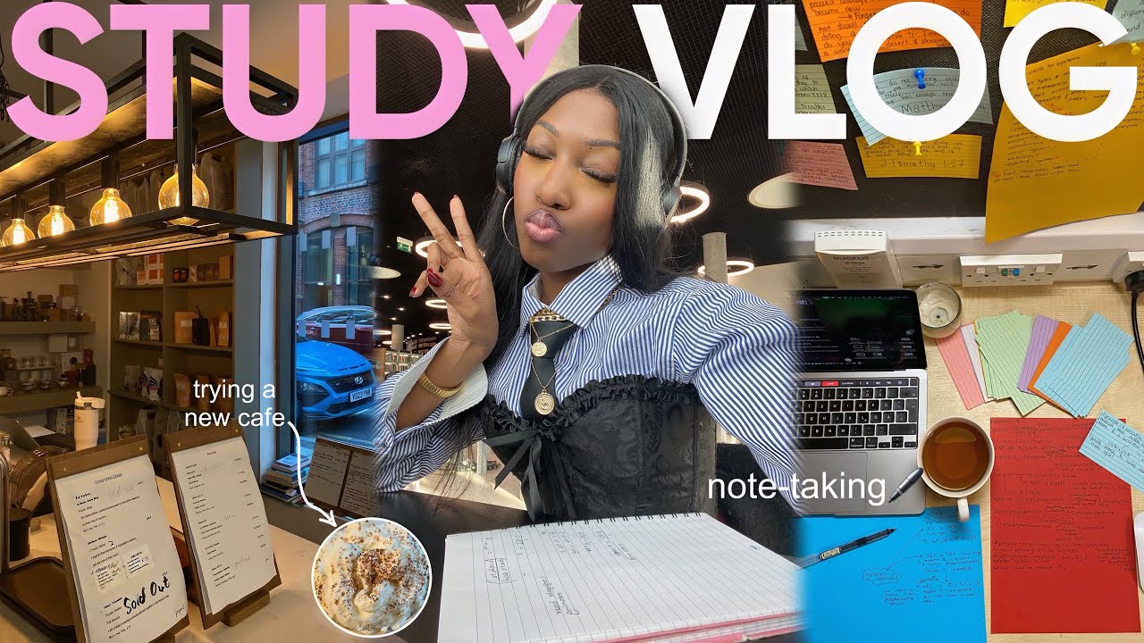 STUDY VLOG| busy uni days, lots of studying, trying a new cafe, solo museum date #aelfriceden
