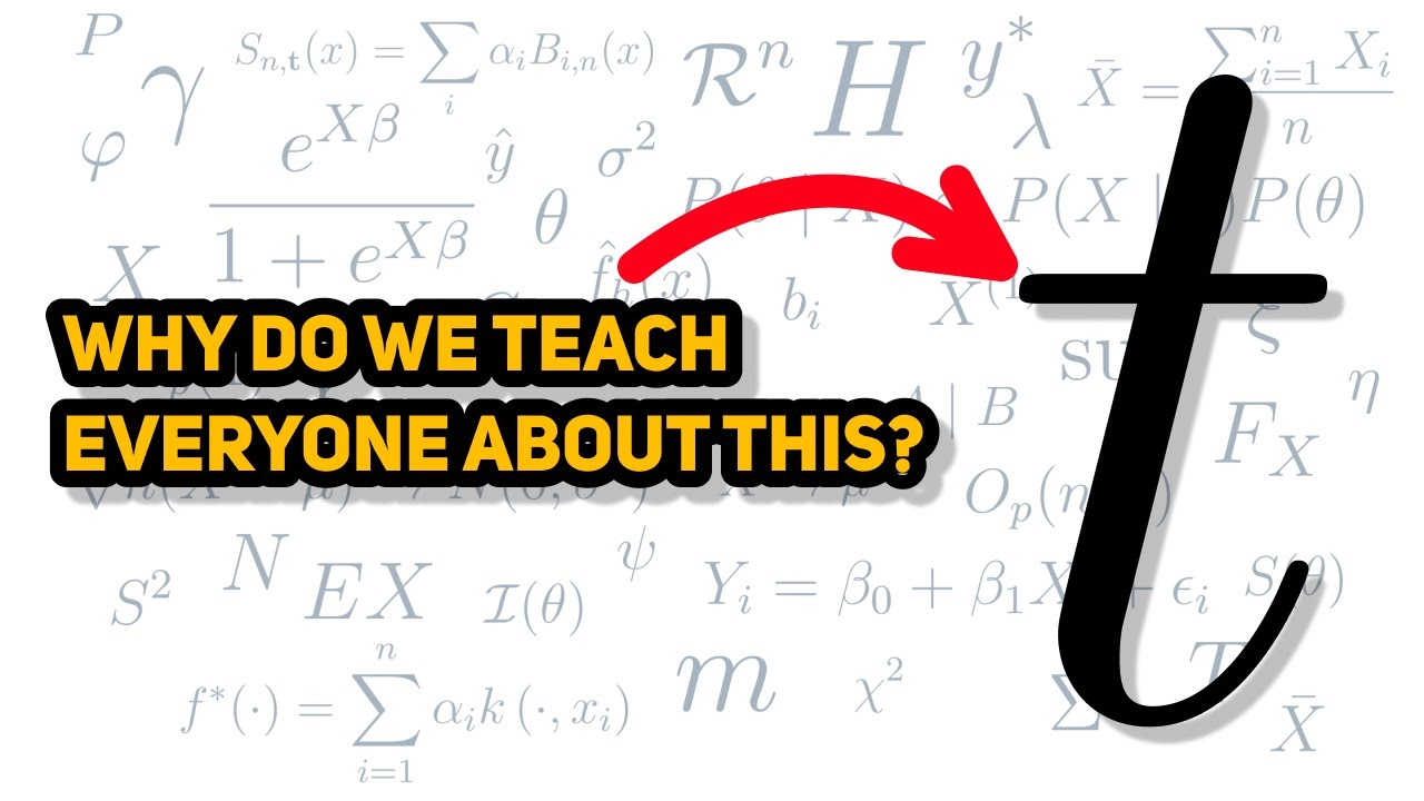 Why do we teach everyone the t-test?