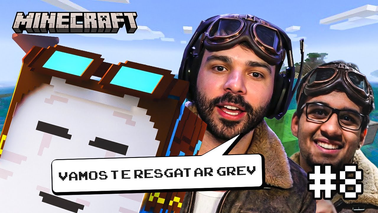 🚨 GREVTHAR FICOU PRESO NO NETHER SOZINHO! MINERVA E ABSOLUT FORAM AO RESGATE (VOANDO)