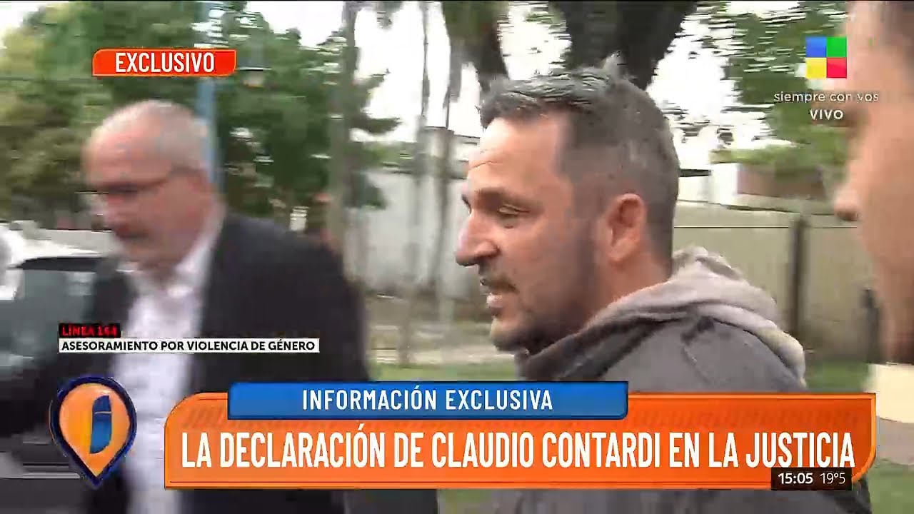 📺 Claudio Contardi, el ex de Julieta Prandi, declaró esta mañana