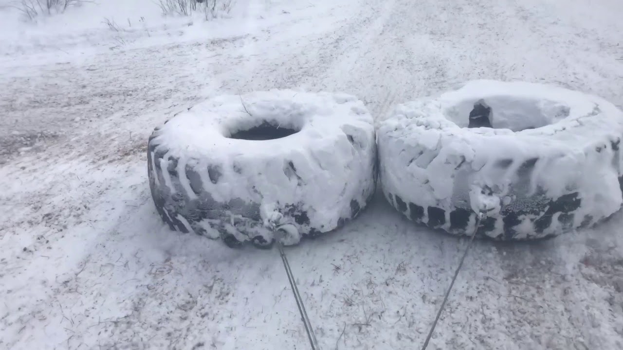 Sniper Buggy Ice Road Construction. Low ground pressure tractor. Alberta oilfield winter roads