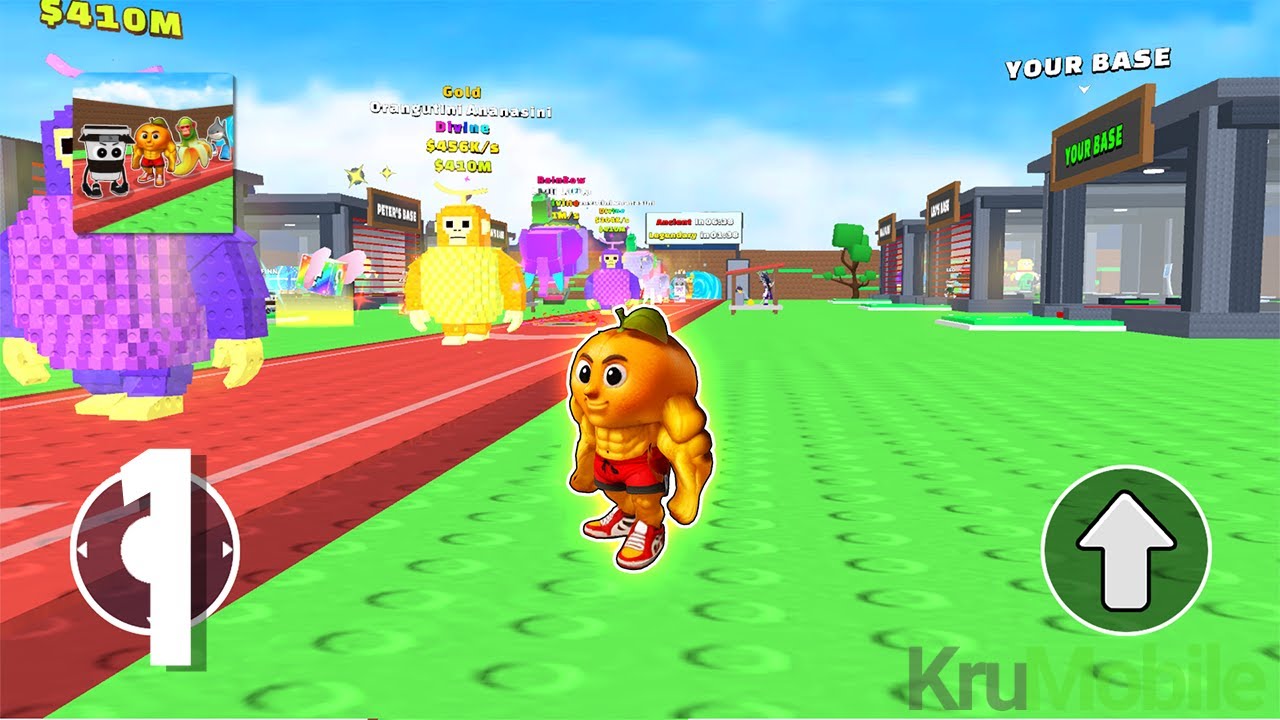 Monster Parkour: Blox Obby Run &mdash; прохождение игры, часть 1 &mdash; кража монстра (Android, iOS)