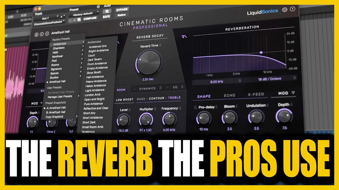 Liquidsonics Cinematic Rooms: A Deep Dive Into Reverb choices