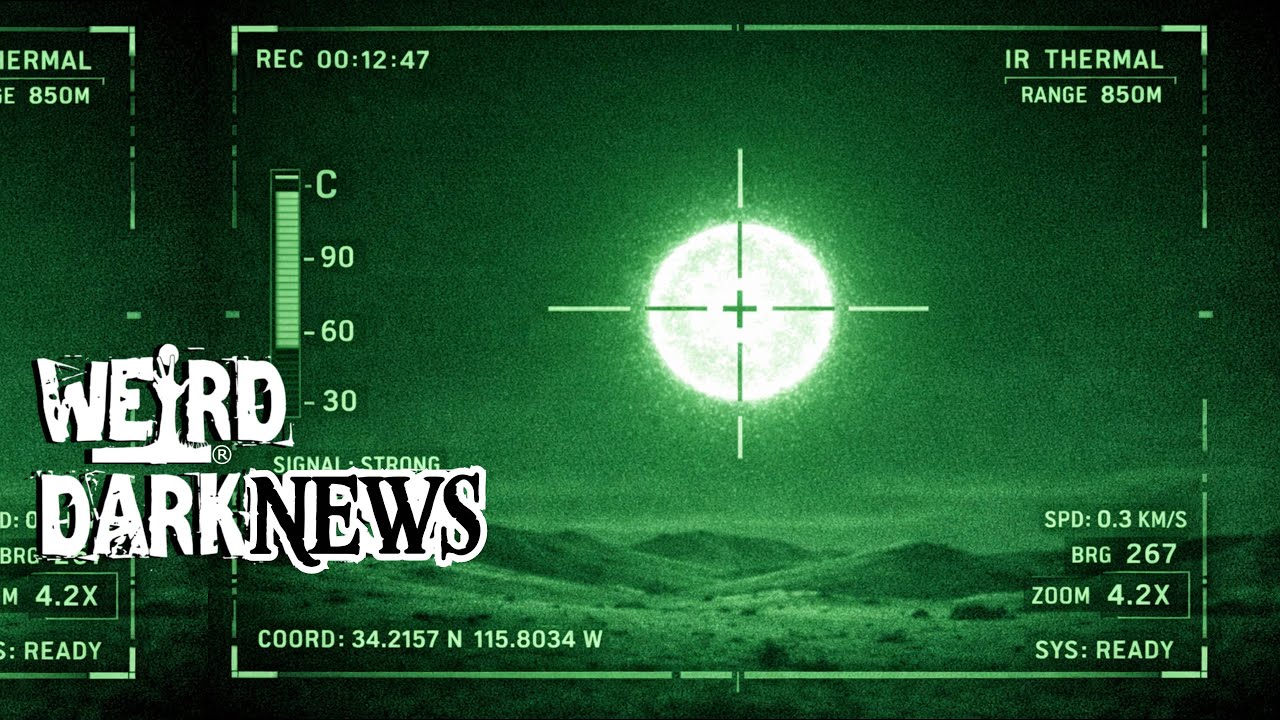 Военный беспилотник запечатлел НЛО над Сирией | Официальные кадры показывают внезапное ускорение