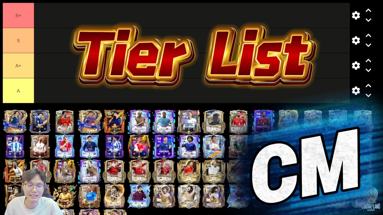 FCMobile:*อัพเดท*จัดอันดับนักเตะที่ดีที่สุดTier List Best CM