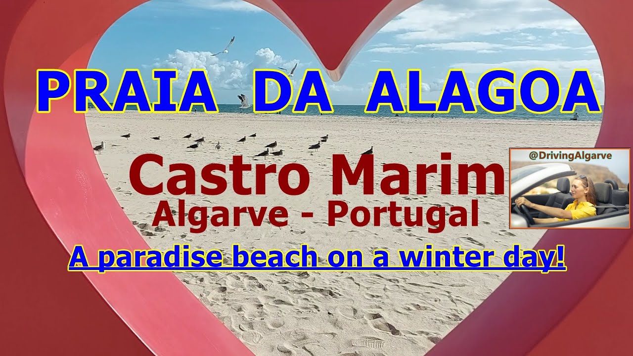 PRAIA DA ALAGOA - Castro Marim (Algarve Portugal) a spacious beach, ideal for families 11/2023 HD