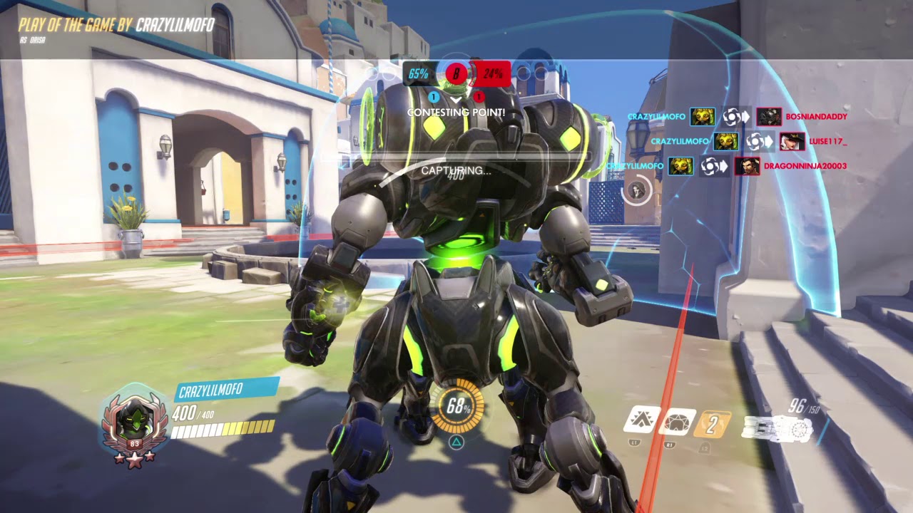 Orisa Pixel Spray Achievement